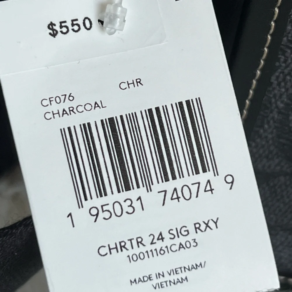 💰SOLD - CF076 - Coach Charter Crossbody 24 Signature Canvas with Rexy - Picture 9 of 13